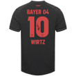 Florian Wirtz 10 Signed Bayer 04 Leverkusen Home Men Jersey - Black