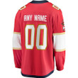 Florida Panthers 2024 Stanley Cup Final Home Breakaway Custom Name Jersey - Red