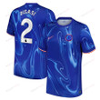 Axel Disasi 2 Chelsea 2024/25 Home Men Jersey - Blue