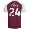 Jhon Durán 24 Aston Villa 2024/25 Home Men Jersey - Claret