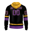 Los Angeles Kings Special Blackout Design Custom All Over Printed Pullover Hoodie - Black