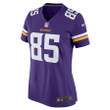 Robert Tonyan 85 Minnesota Vikings Women's Team Game Jersey - Purple