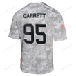 Myles Garrett 95 Cleveland Browns 2024 Salute to Service Game YOUTH Jersey - Arctic Camo