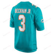 Odell Beckham Jr. 3 Miami Dolphins Game Men Jersey - Aqua