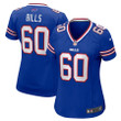 Keaton Bills 60 Buffalo Bills Women's Game Jersey - Royal