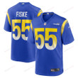 Braden Fiske 55 Los Angeles Rams Game Men Jersey - Royal