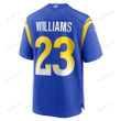 Kyren Williams 23 Los Angeles Rams Game Player Men Jersey - Royal
