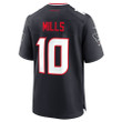 Davis Mills 10 Houston Texans Team Game Men Jersey - Navy