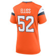 Jonah Elliss 52 Denver Broncos Women's Team Game Jersey - Orange
