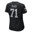 DJ Glaze 71 Las Vegas Raiders Women's Game Jersey - Black