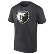 Memphis Grizzlies Personalized Name & Number Monochrome T-Shirt - Graphite