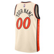 Detroit Pistons Unisex 2024/25 Custom Swingman Jersey - City Edition - Cream