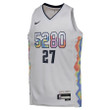 Jamal Murray 27 Denver Nuggets 2024/25 Swingman Player YOUTH Jersey - City Edition - White