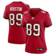 Dennis Houston 89 Tampa Bay Buccaneers Women's Game Jersey - Red