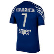 Khvicha Kvaratskhelia 7 Paris Saint-Germain 2024/25 Fourth Men Jersey - Dark Blue