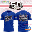 Washington Capitals NHL 2025 Cherry Blossom All Over Printed T-shirt - Blue