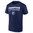 Memphis Grizzlies Location Just Net T-Shirt - Navy