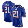 Darrynton Evans 21 Buffalo Bills Team Game Men Jersey - Royal