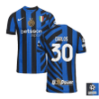 Carlos Augusto 30 Inter Milan UCL Patch 2024/25 Home Men Jersey - Blue