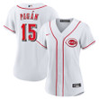 Emilio Pagan 15 Cincinnati Reds Women's Home Jersey - White
