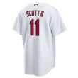 Victor Scott II 11 St. Louis Cardinals Home Men Jersey - White