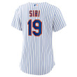 Jose Siri 19 New York Mets Home Women Jersey - White