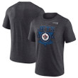 Winnipeg Jets 2025 Stanley Cup Playoffs Crossbar Tri-Blend T-Shirt - Charcoal