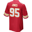 Chris Jones 95 Kansas City Chiefs Super Bowl LVIII Champions 4X Game Men Jersey - Red