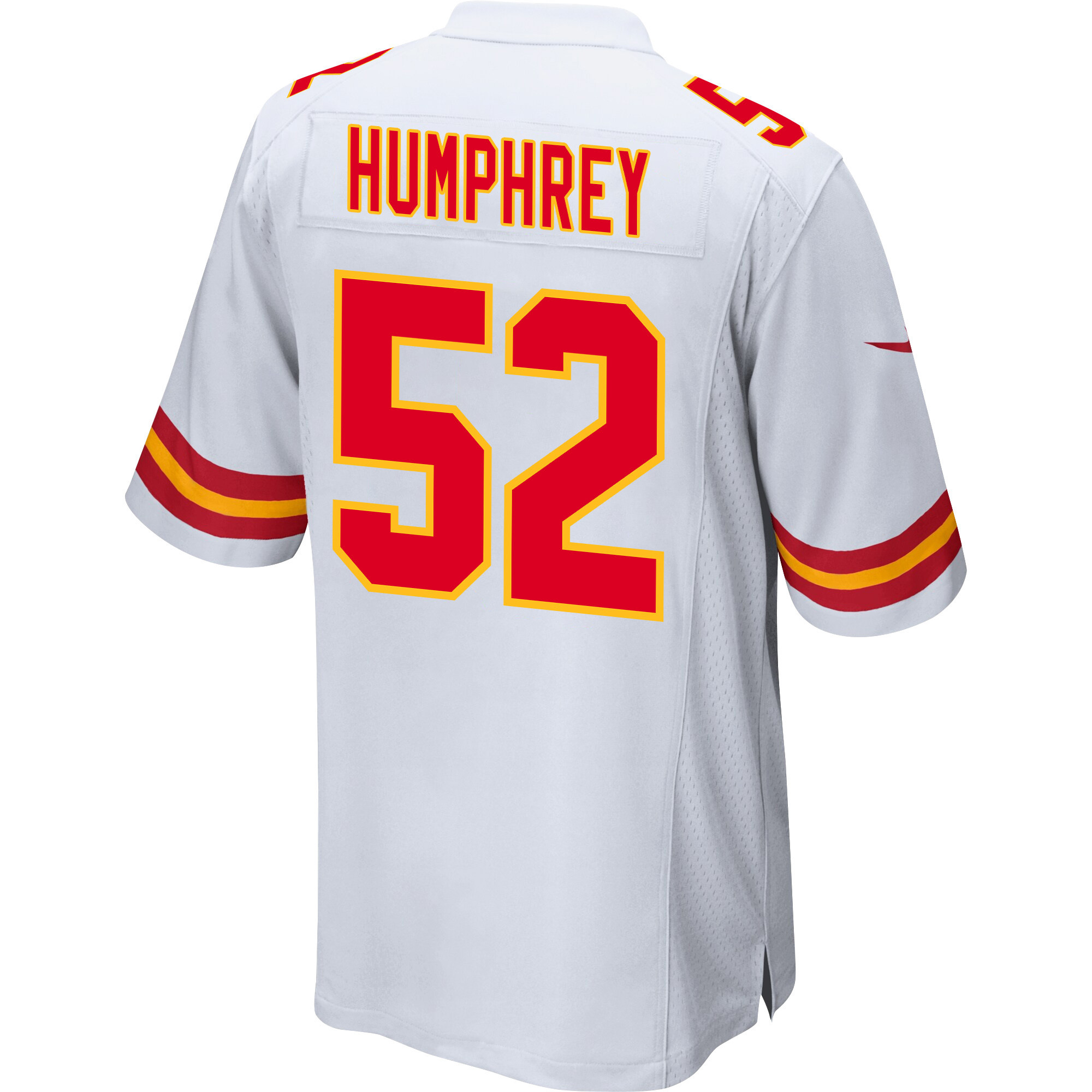 Creed Humphrey 52 Kansas City Chiefs Super Bowl LVIII Champions 4X Game Men Jersey - White