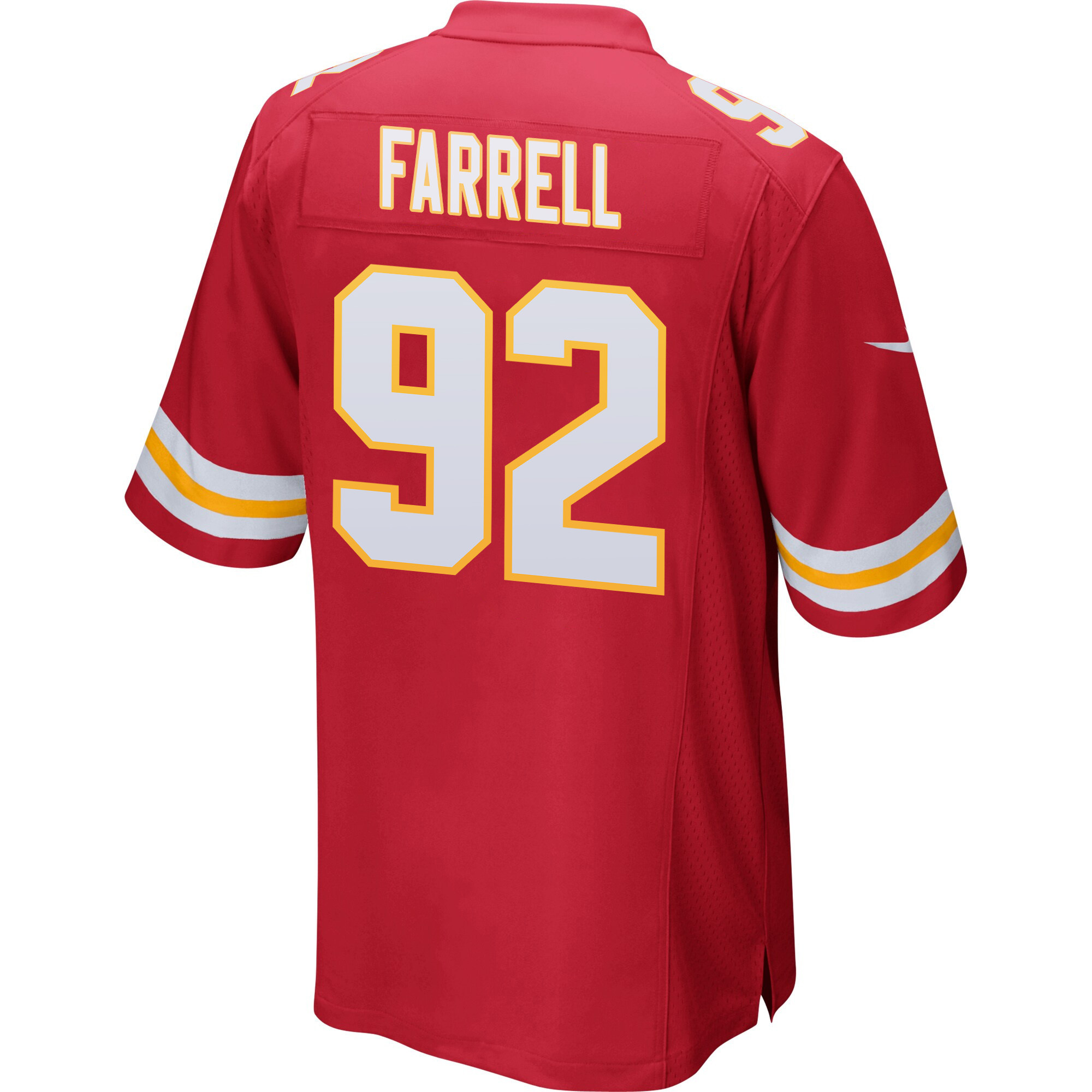 Neil Farrell 92 Kansas City Chiefs Super Bowl LVIII Champions 4X Game Men Jersey - Red