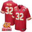 Nick Bolton 32 Kansas City Chiefs Super Bowl LVIII Champions 4X Game Men Jersey - Red