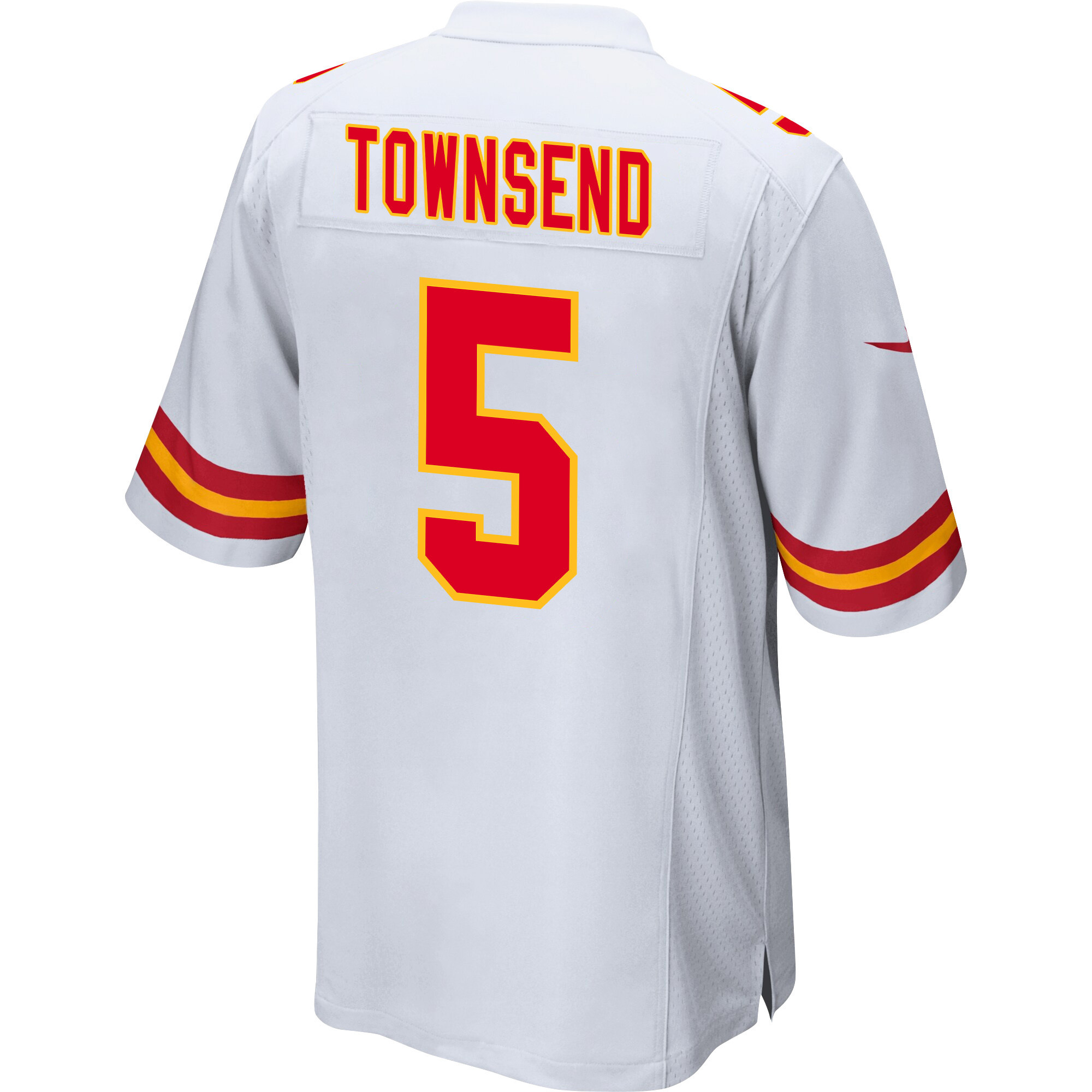 Tommy Townsend 5 Kansas City Chiefs Super Bowl LVIII Champions 4X Game Men Jersey - White