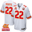 Trent McDuffie 22 Kansas City Chiefs Super Bowl LVIII Champions 4X Game Men Jersey - White
