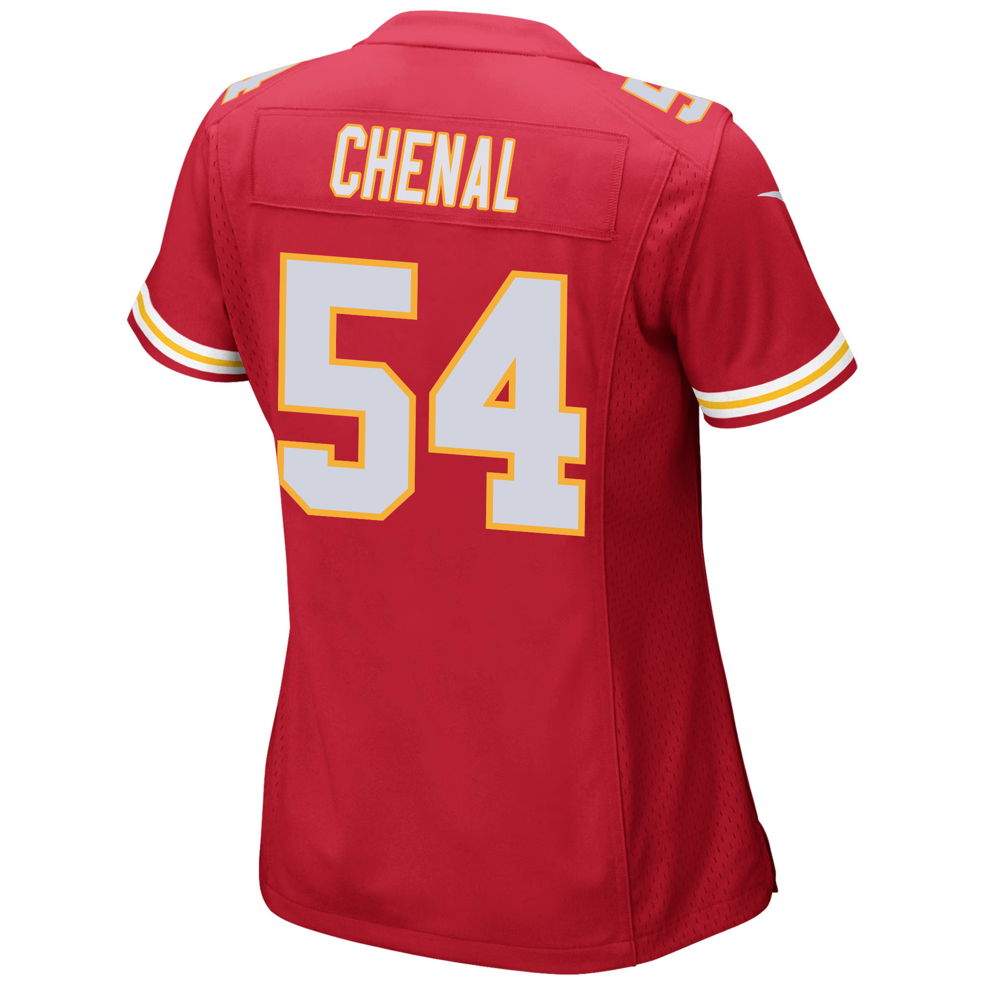 Leo Chenal 54 Kansas City Chiefs Super Bowl LVIII Champions 4X Game Women Jersey - Red