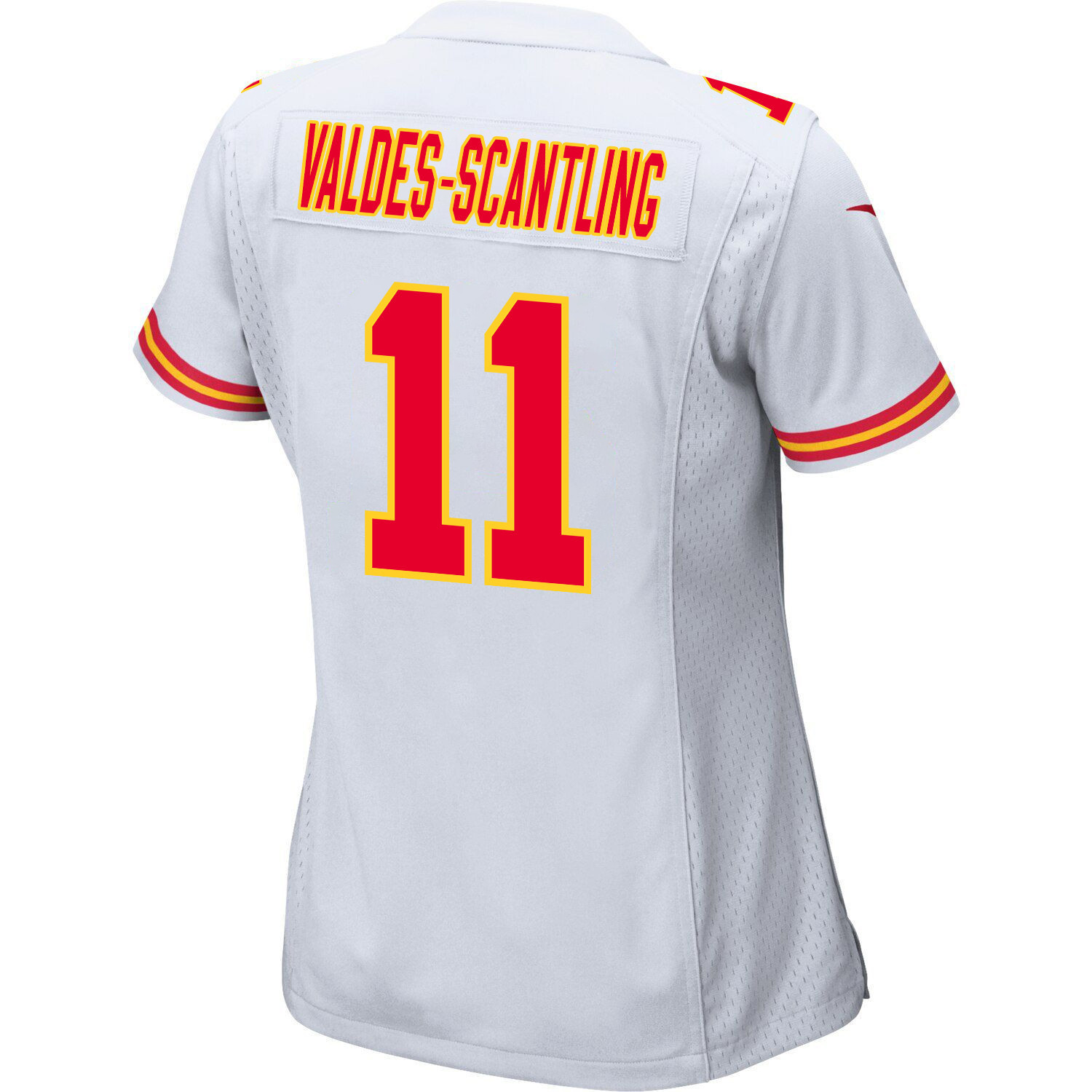 Marquez Valdes-Scantling 11 Kansas City Chiefs Super Bowl LVIII Champions 4X Game Women Jersey - White