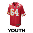 Wanya Morris 64 Kansas City Chiefs Super Bowl LVIII Champions 4X Game YOUTH Jersey - Red
