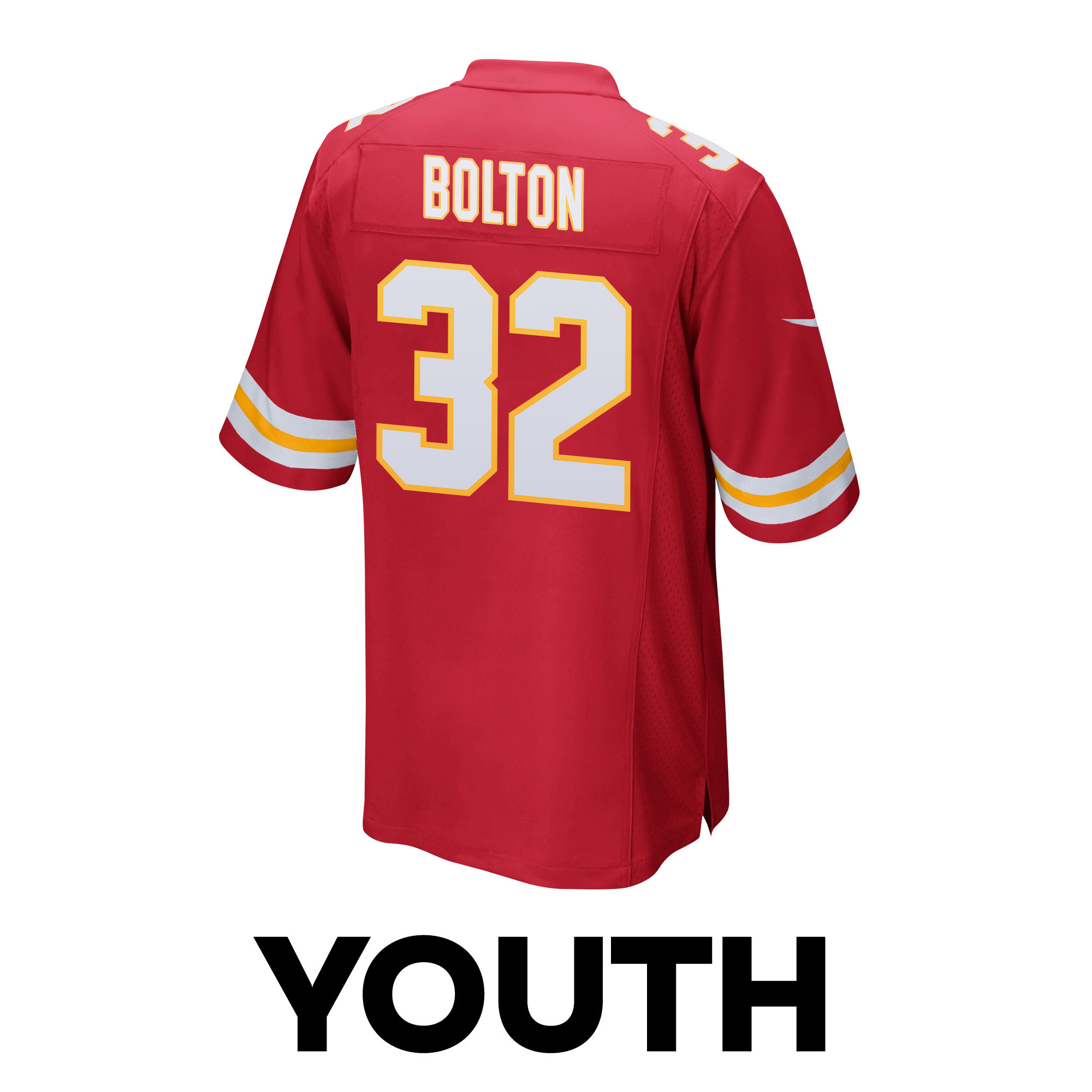 Nick Bolton 32 Kansas City Chiefs Super Bowl LVIII Champions 4X Game YOUTH Jersey - Red