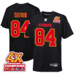 Justin Watson 84 Kansas City Chiefs Super Bowl LVIII Champions 4X Fashion Game YOUTH Jersey - Carbon Black