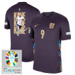 Harry Kane 9 The Three Lions England 2024/25 Away Stadium Football Jersey - Men Purple
