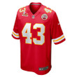 Jack Cochrane #43 Kansas City Chiefs Super Bowl LIX YOUTH Jersey - Red