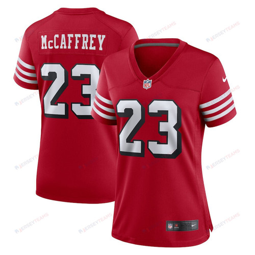 Christian McCaffrey San Francisco 49ers Women's Alternate Jersey - Scarlet