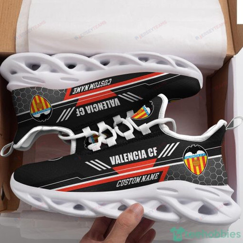 Valencia CF Black Custom Name 3D Max Soul Sneaker Shoes