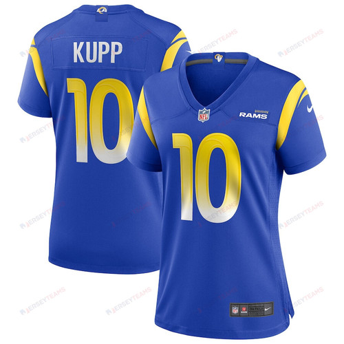 Cooper Kupp 10 Los Angeles Rams Women Jersey - Royal