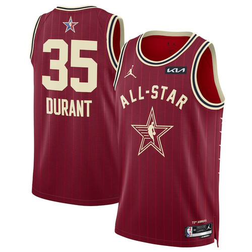 Kevin Durant 35 2024 NBA All-Star Game Swingman Men Jersey - Crimson