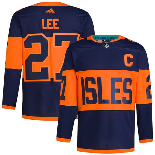 Anders Lee 27 New York Islanders 2024 Stadium Series Primegreen Men Jersey - Navy