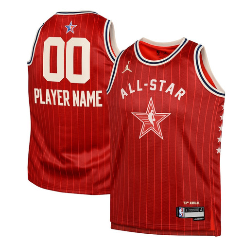 Western Conference 2024 NBA All-Star Game Swingman Custom YOUTH Jersey - Crimson