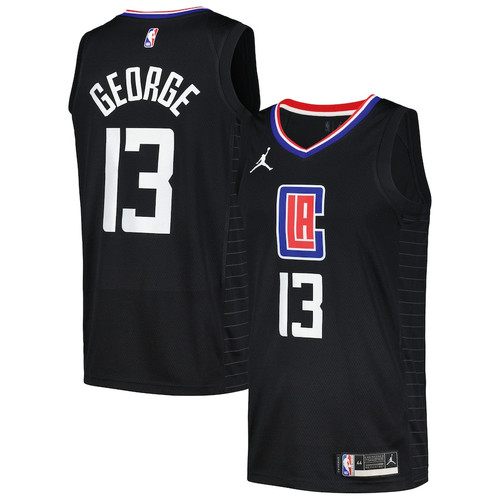 Paul George 13 LA Clippers Swingman Player Jersey - Statement Edition - Black
