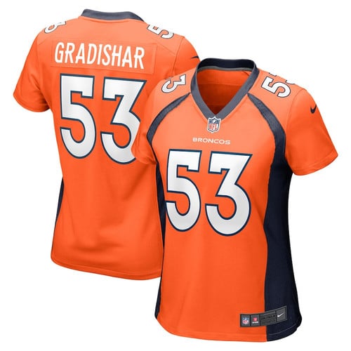 Randy Gradishar 53 Denver Broncos Women Retired Player Game Jersey - Orange
