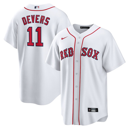 Rafael Devers 11 Boston Red Sox Home Men Jersey - White