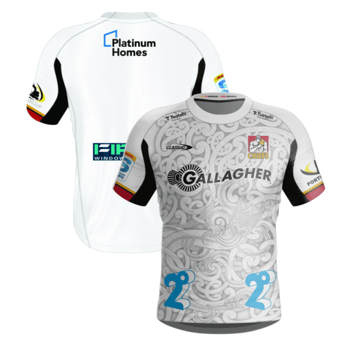 Chiefs Super Rugby 2024 Away Men Jersey - White